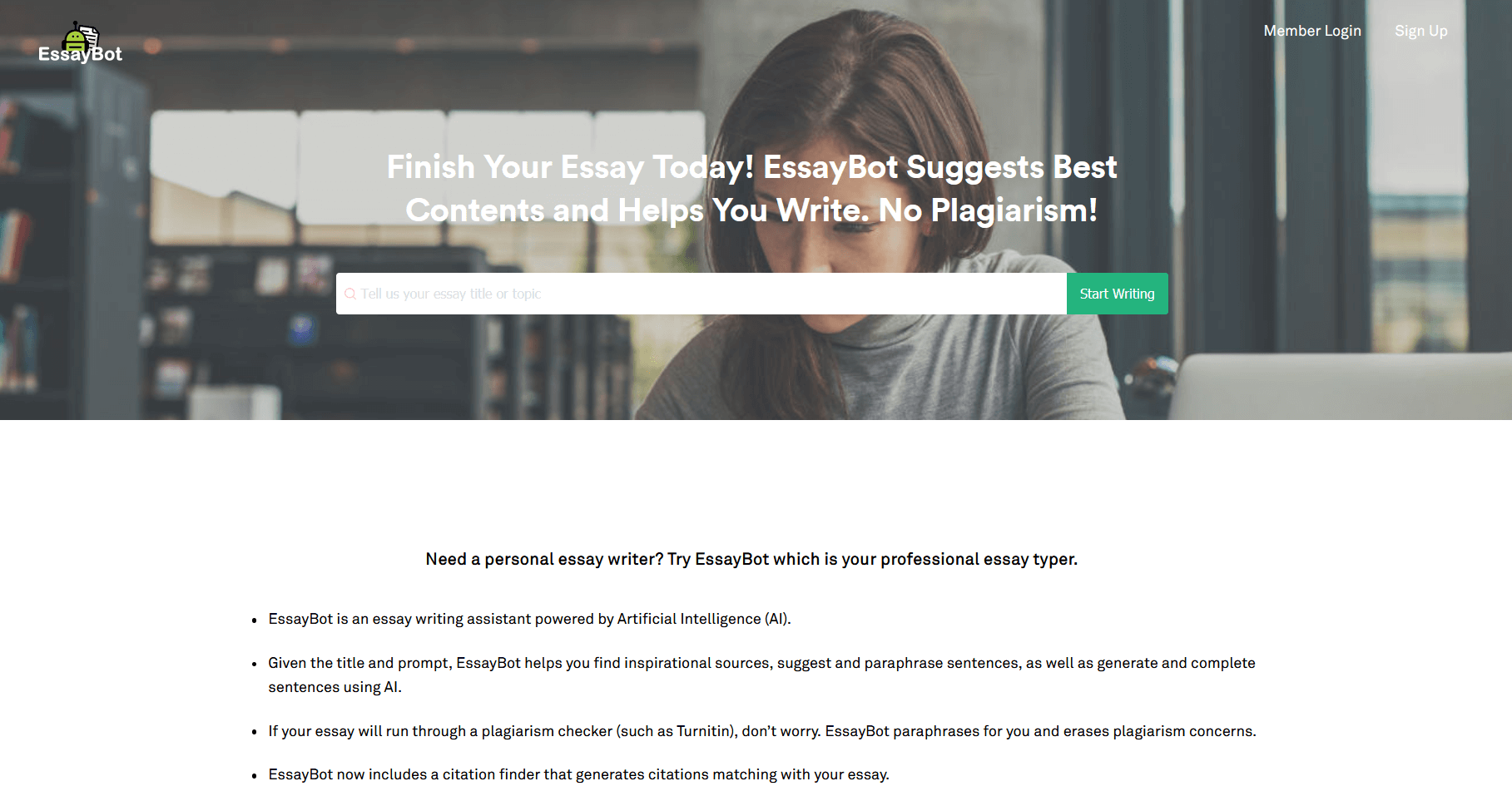 Essaybot.com Writing Service Review by TheLegitEssay