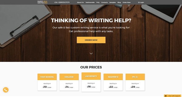 Paperhelpwriting.com Writing Service Review by TheLegitEssay