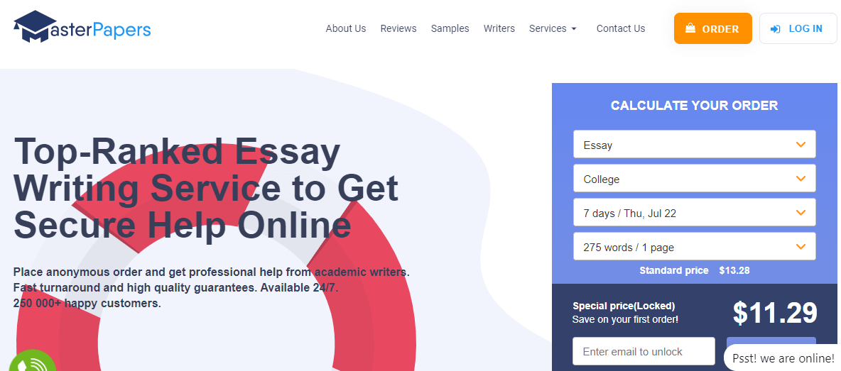 Masterpapers.com Writing Service Review by TheLegitEssay